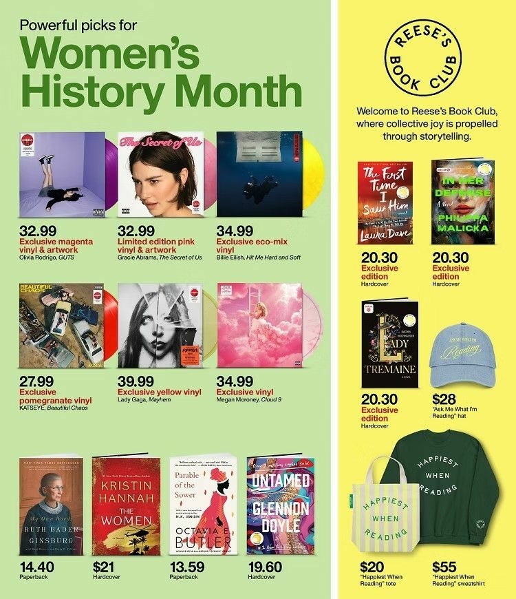Target Weekly Ad from March 1