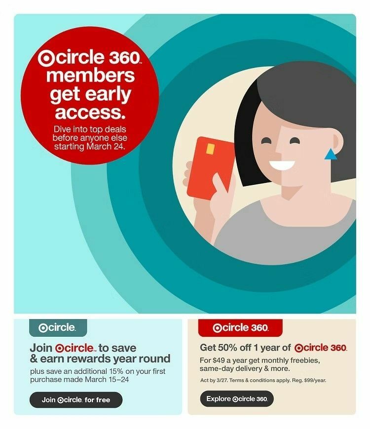 Target Weekly Ad from March 22