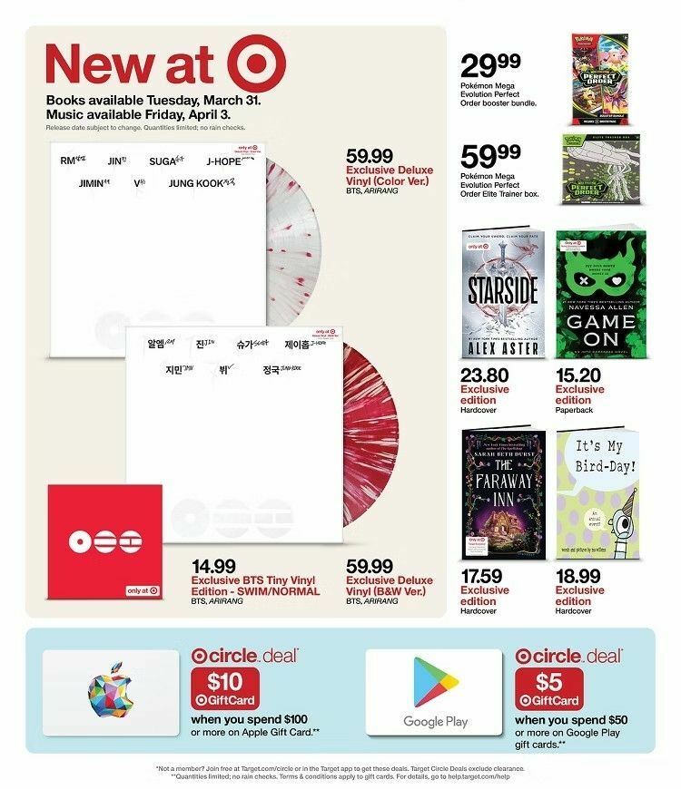Target Weekly Ad from March 29