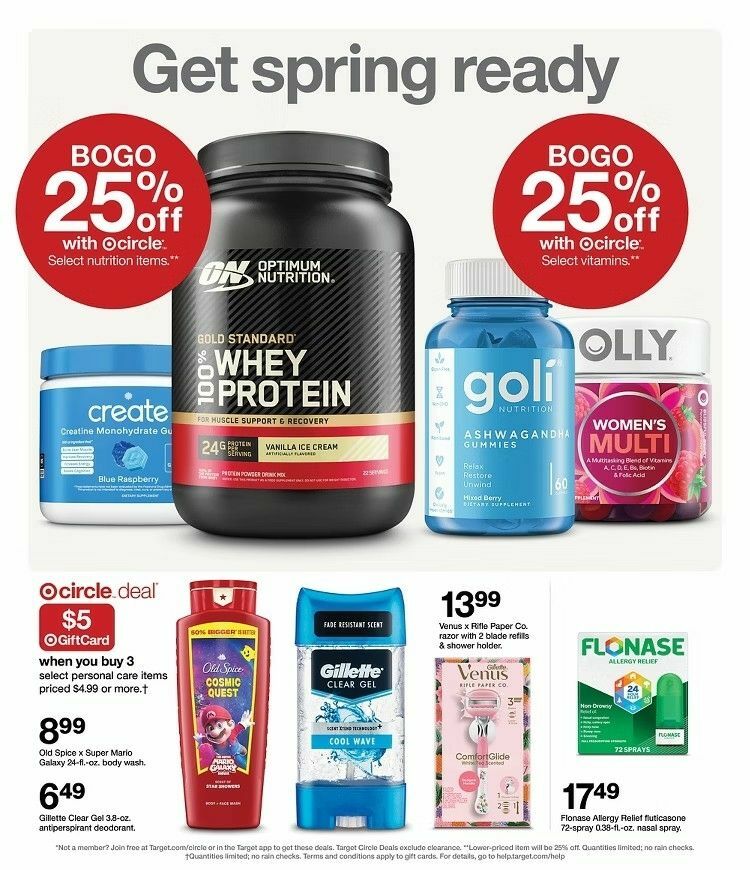 Target Weekly Ad from March 29