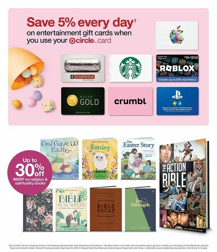 Target Weekly Ad from March 29