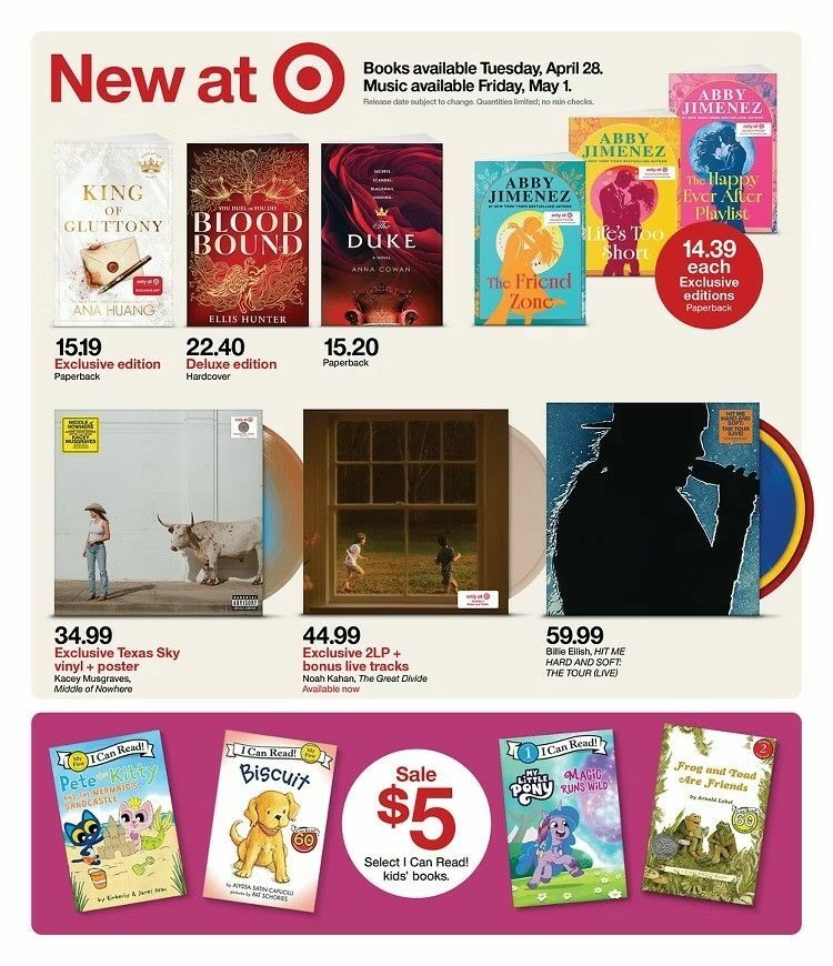 Target Weekly Ad from April 26
