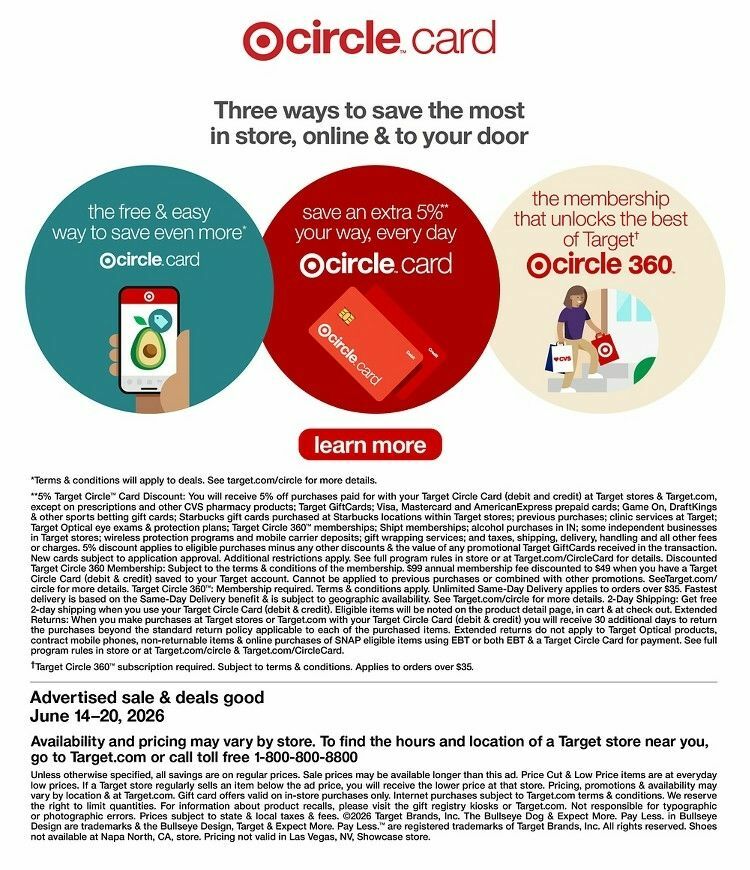 Target Weekly Ad from June 14