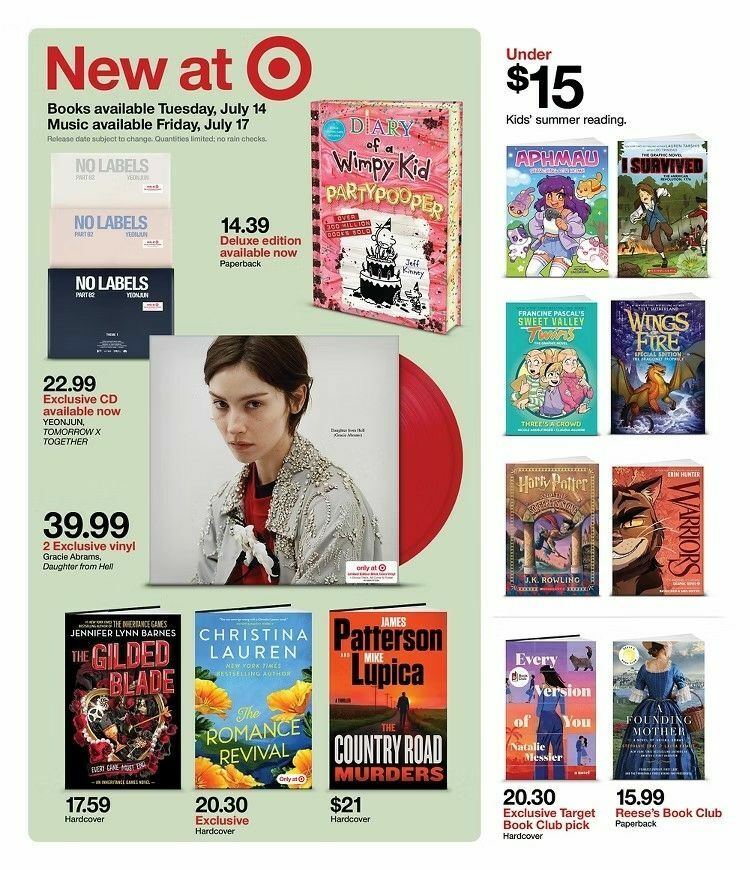 Target Weekly Ad from July 12