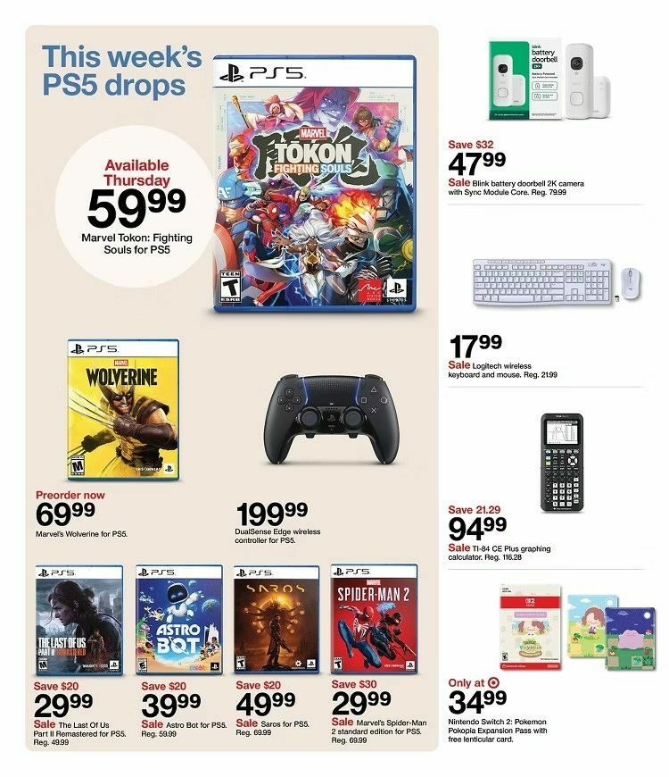 Target Weekly Ad from August 2