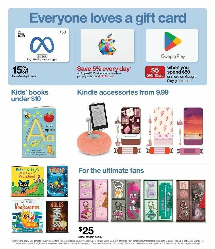 Target Weekly Ad from August 2