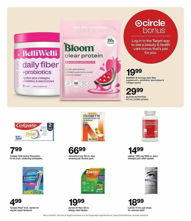 Target Weekly Ad from August 2