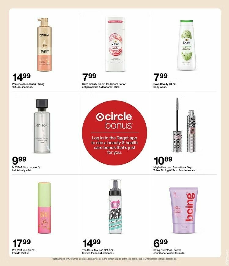 Target Weekly Ad from August 2