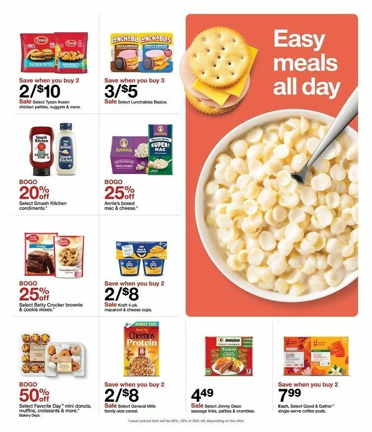 Target Weekly Ad from August 2