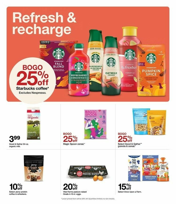 Target Weekly Ad from August 2