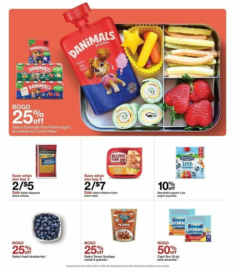Target Weekly Ad from August 2