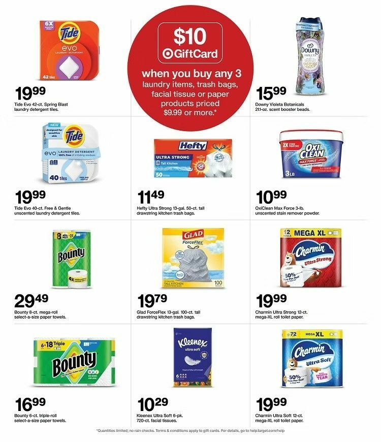 Target Weekly Ad from August 2