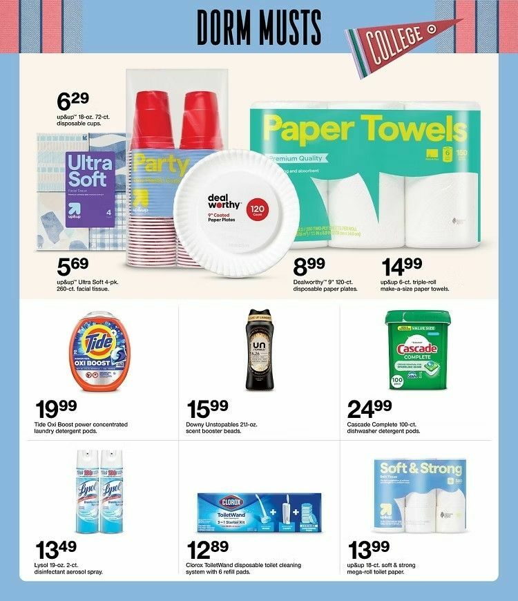 Target Weekly Ad from August 9