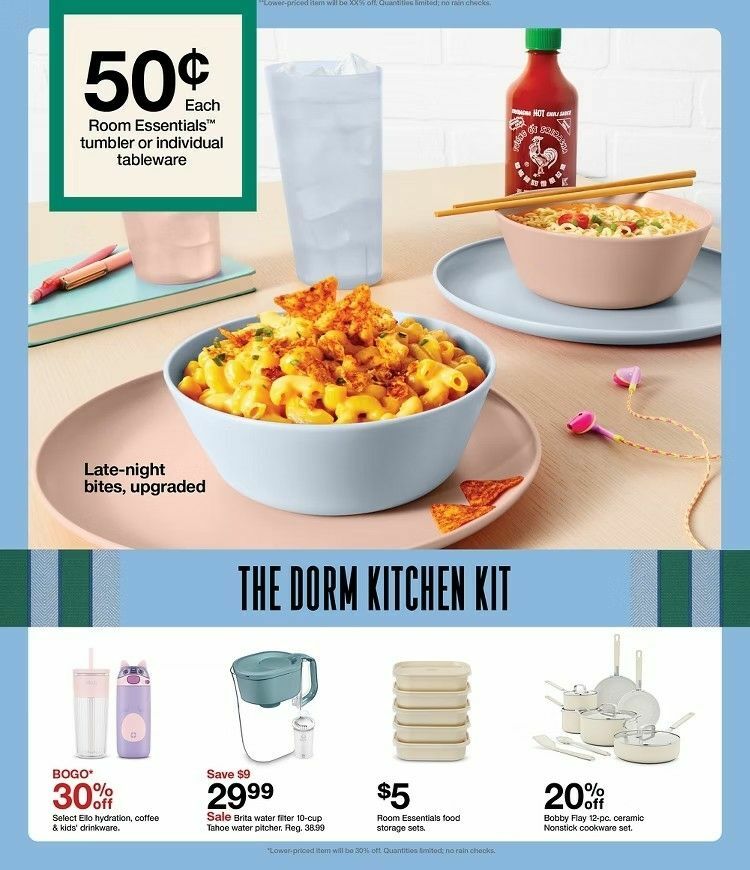 Target Weekly Ad from August 9
