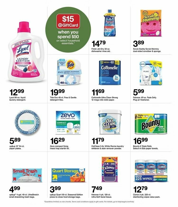 Target Weekly Ad from August 9