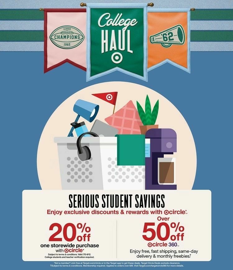 Target Weekly Ad from August 9