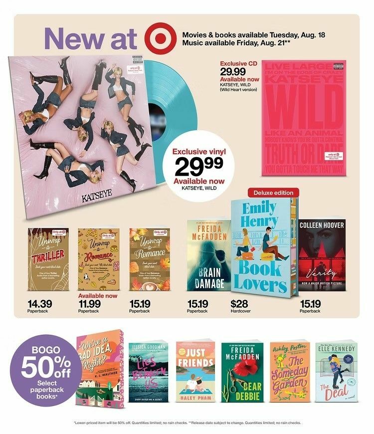 Target Weekly Ad from August 16