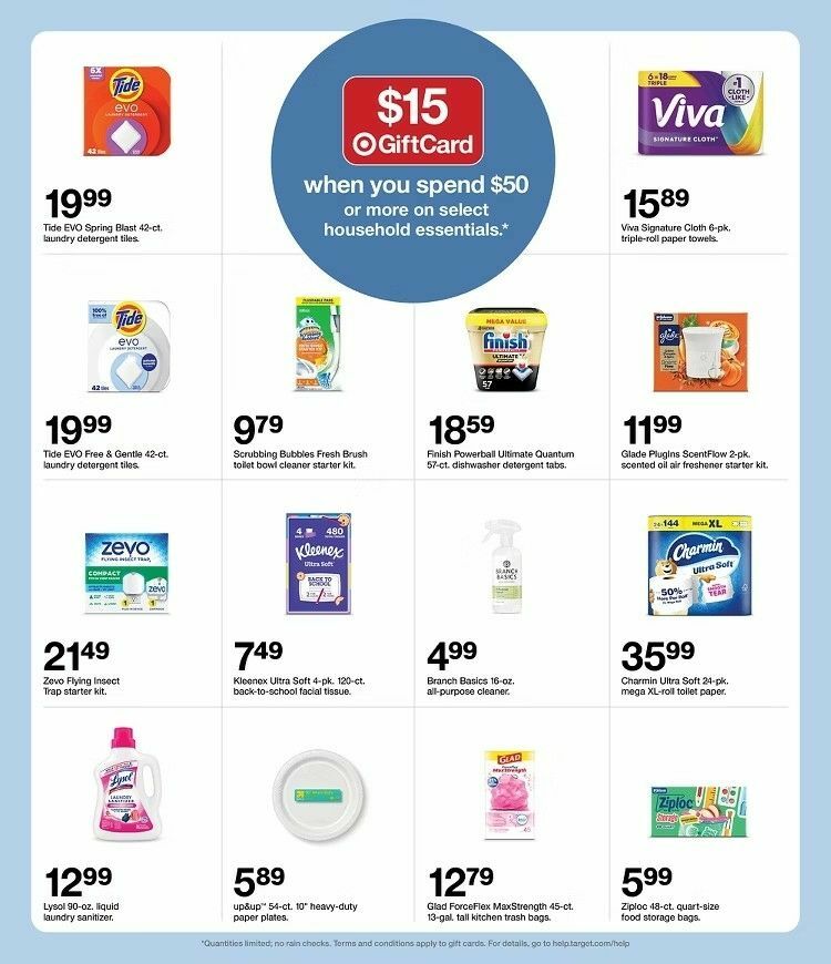 Target Weekly Ad from August 16