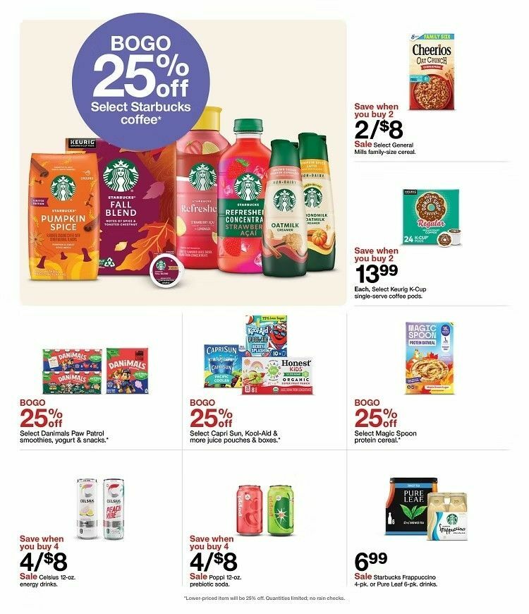 Target Weekly Ad from August 30