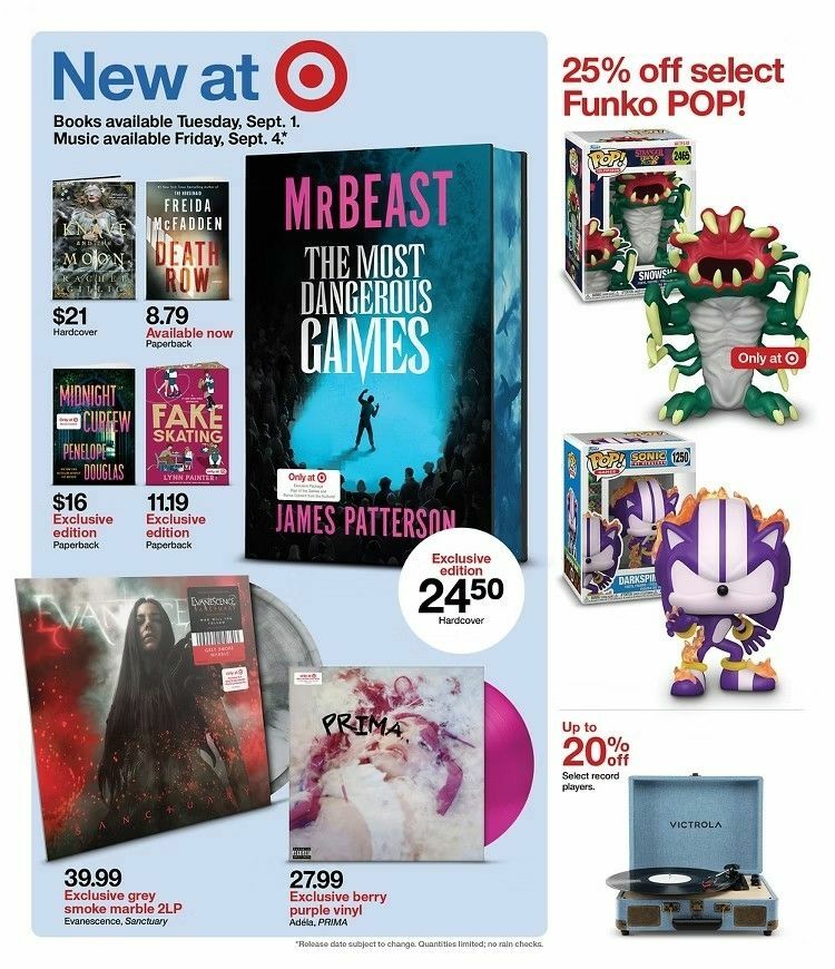 Target Weekly Ad from August 30