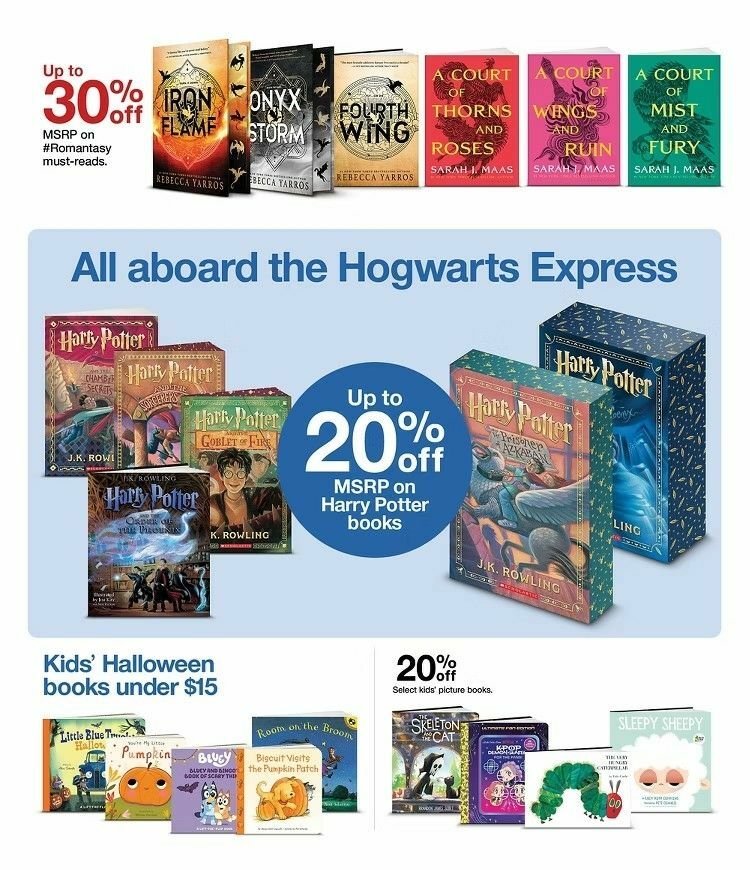 Target Weekly Ad from August 30