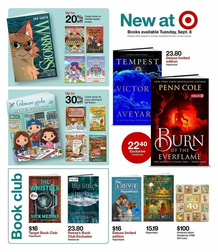 Target Weekly Ad from September 6