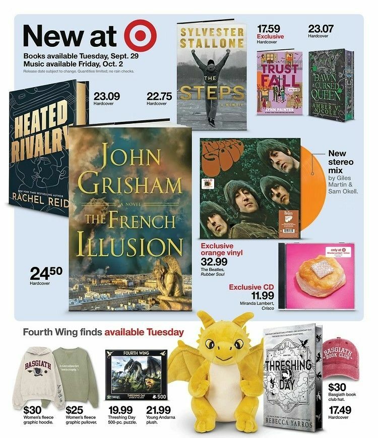 Target Weekly Ad from September 27