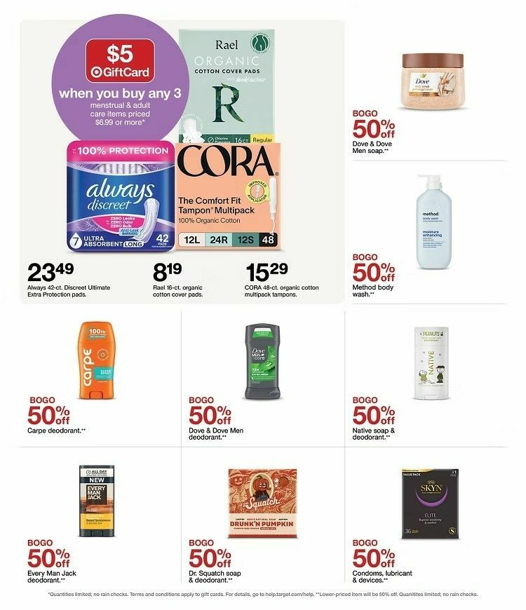 Target Weekly Ad from October 4