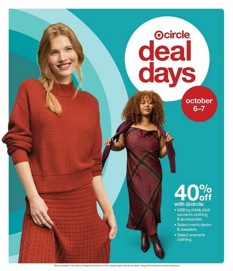 Target Weekly Ad from October 4