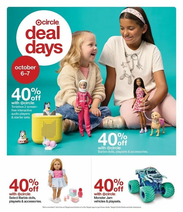 Target Weekly Ad from October 4
