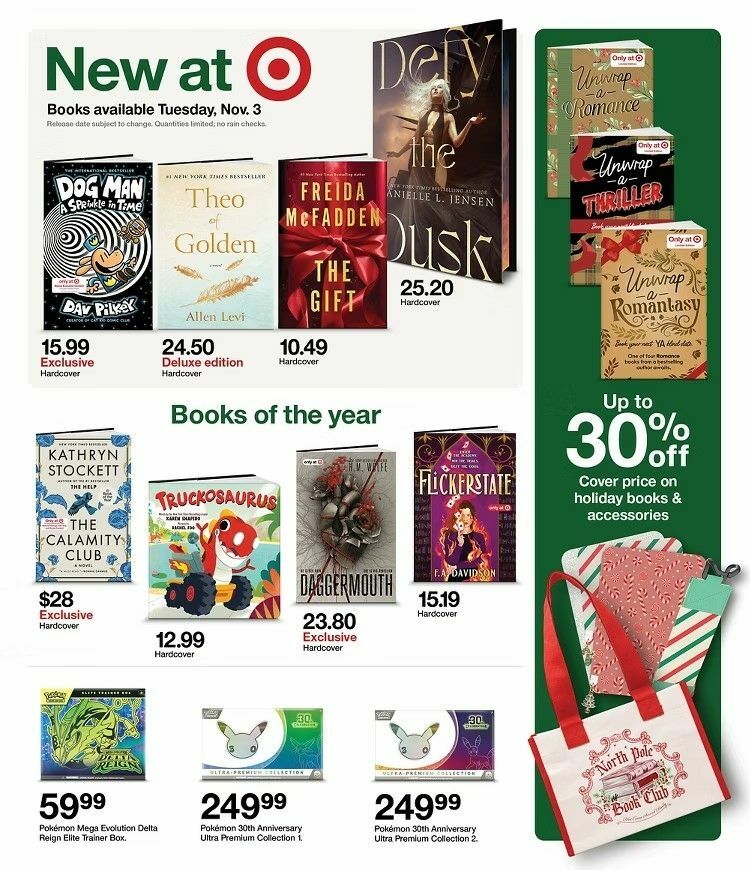 Target Weekly Ad from November 1