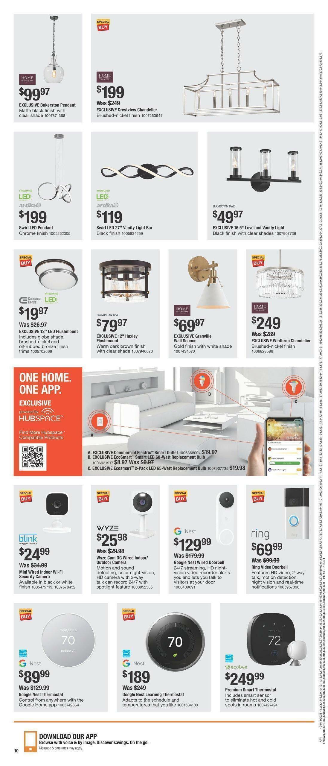 The Home Depot Weekly Ad from April 13