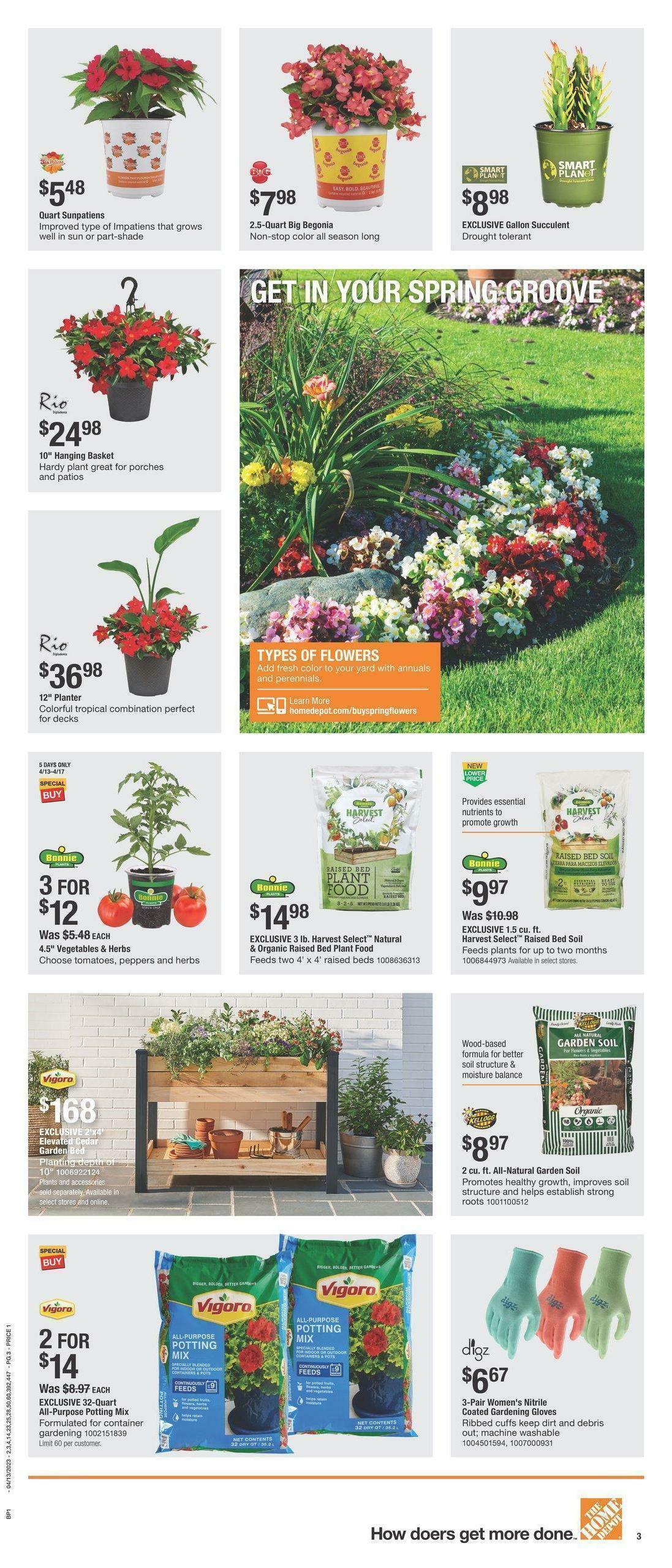 The Home Depot Weekly Ad from April 13