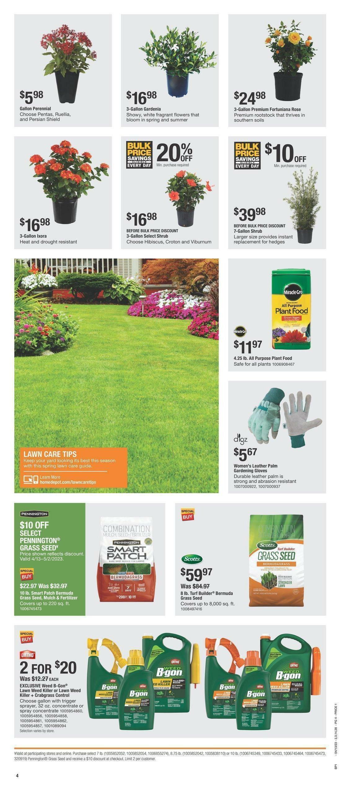 The Home Depot Weekly Ad from April 13
