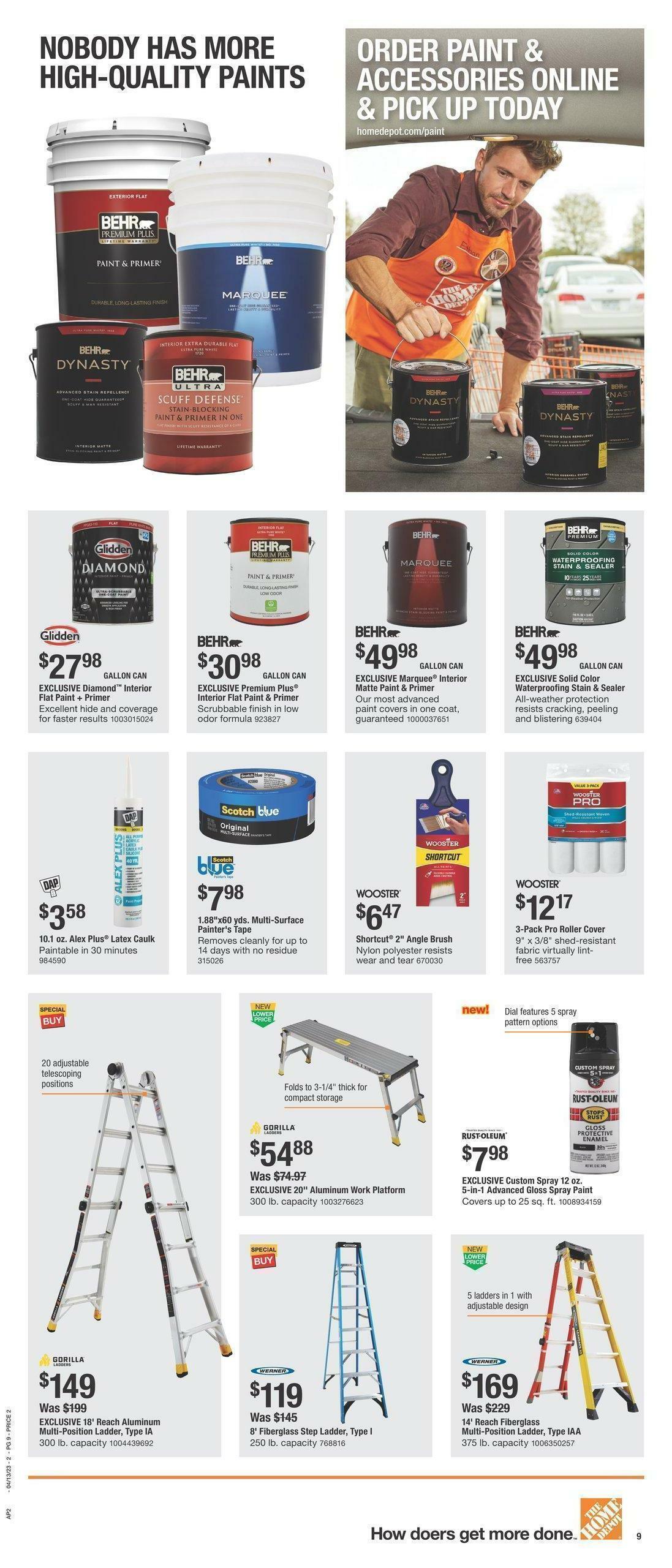 The Home Depot Weekly Ad from April 13