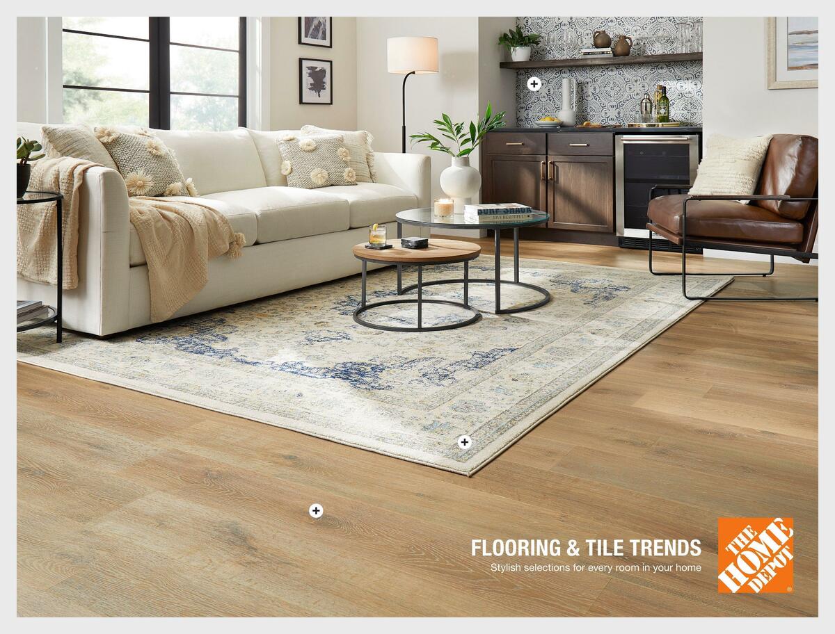 The Home Depot Flooring & Tile Trends Weekly Ad from January 18