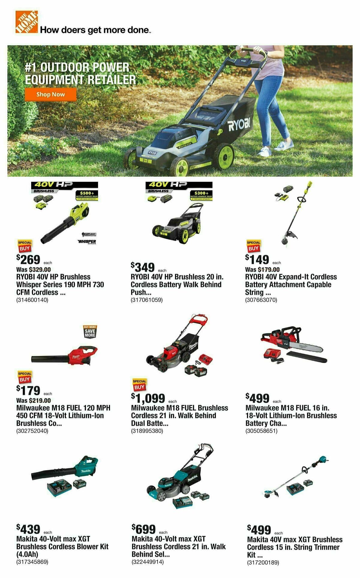 The Home Depot Weekly Ad from July 5