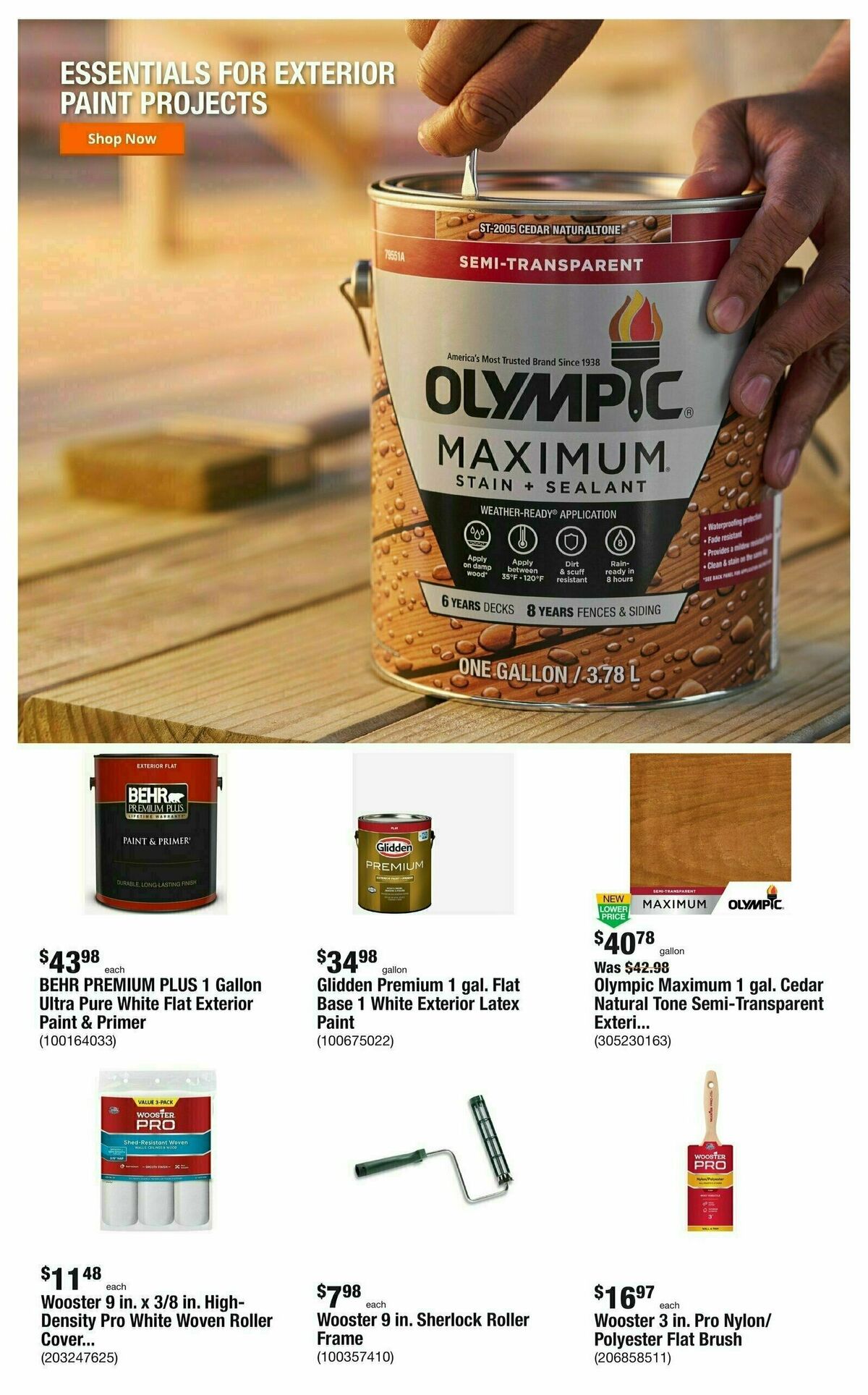 The Home Depot Weekly Ad from July 27