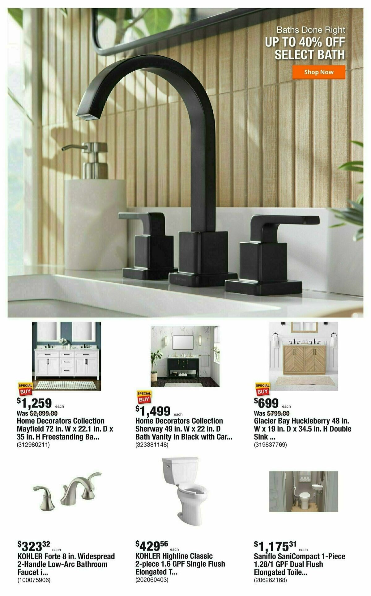 The Home Depot Weekly Ad from August 3