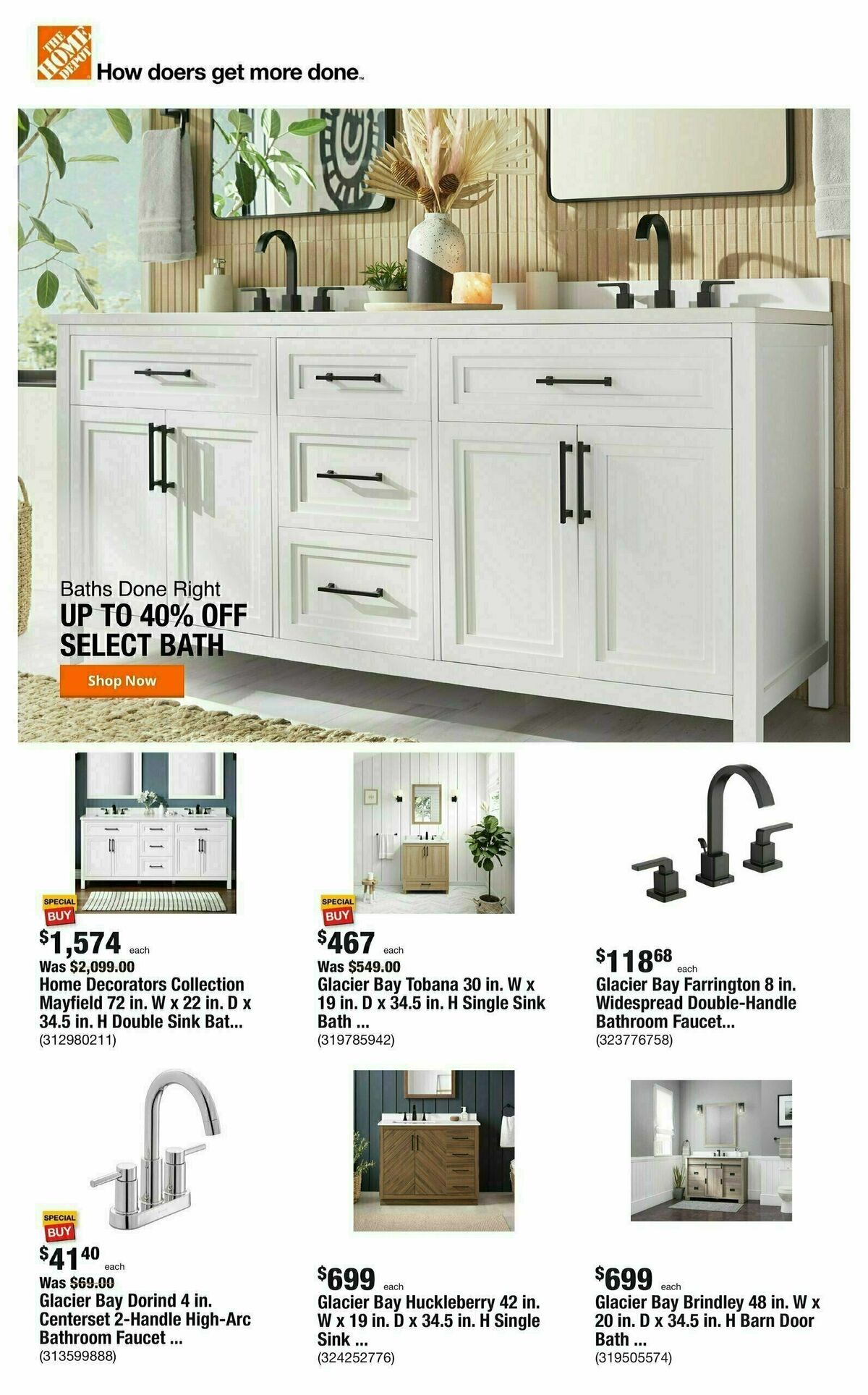 The Home Depot Weekly Ad from August 17