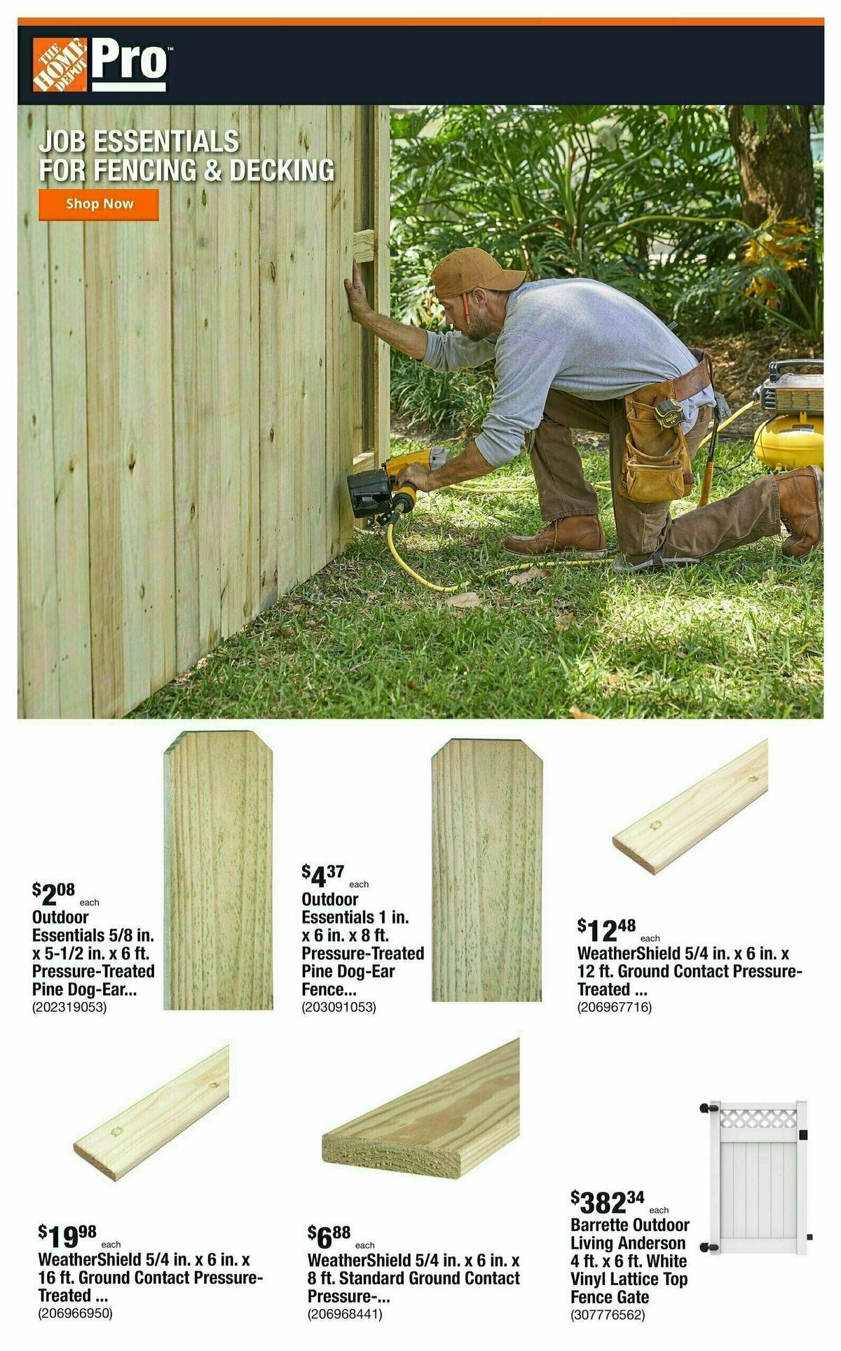 The Home Depot Weekly Ad from August 28