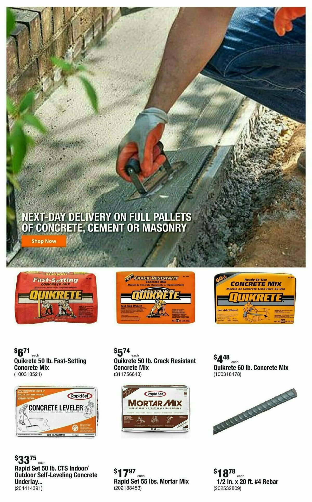 The Home Depot Weekly Ad from August 28