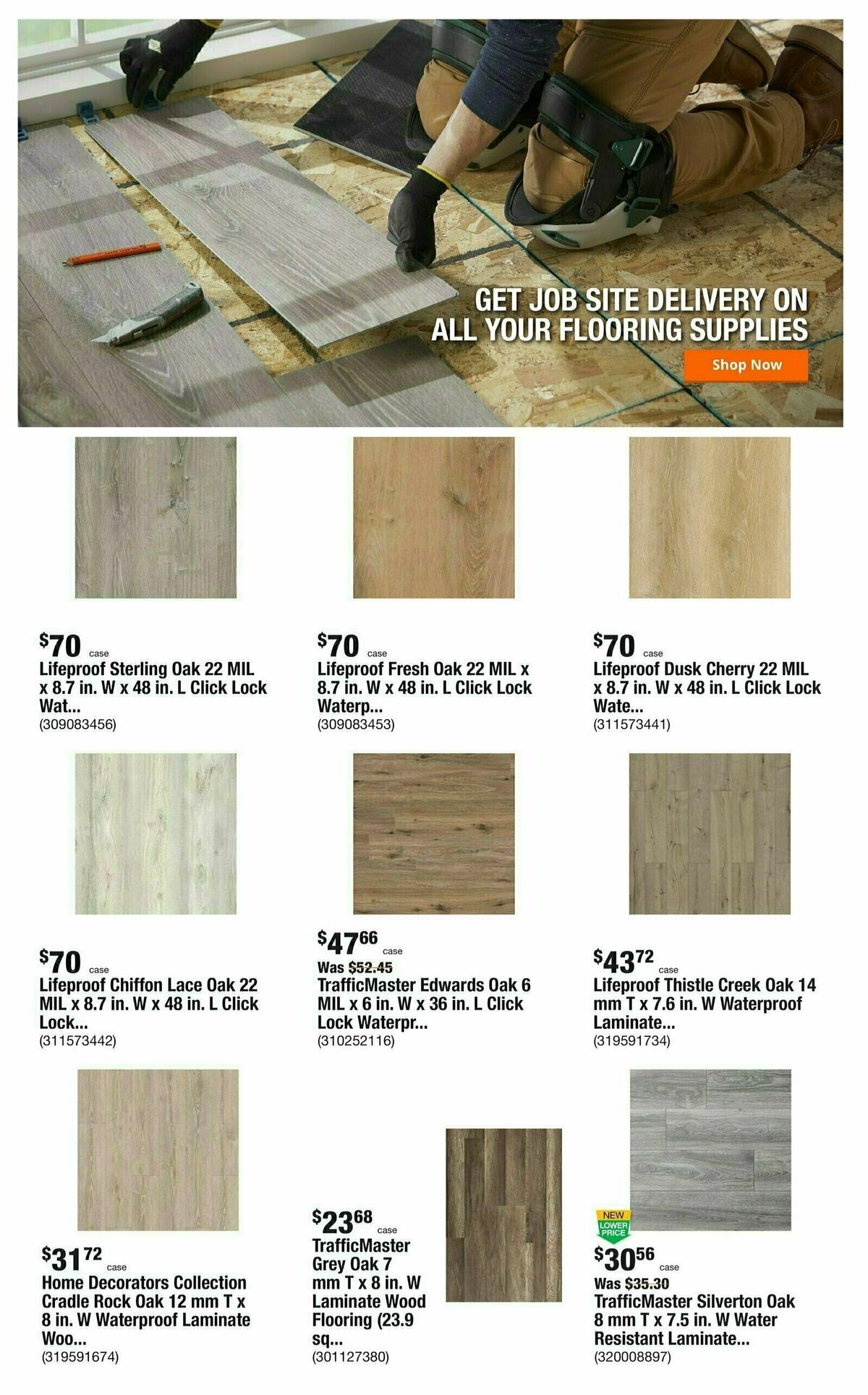The Home Depot Weekly Ad from August 28