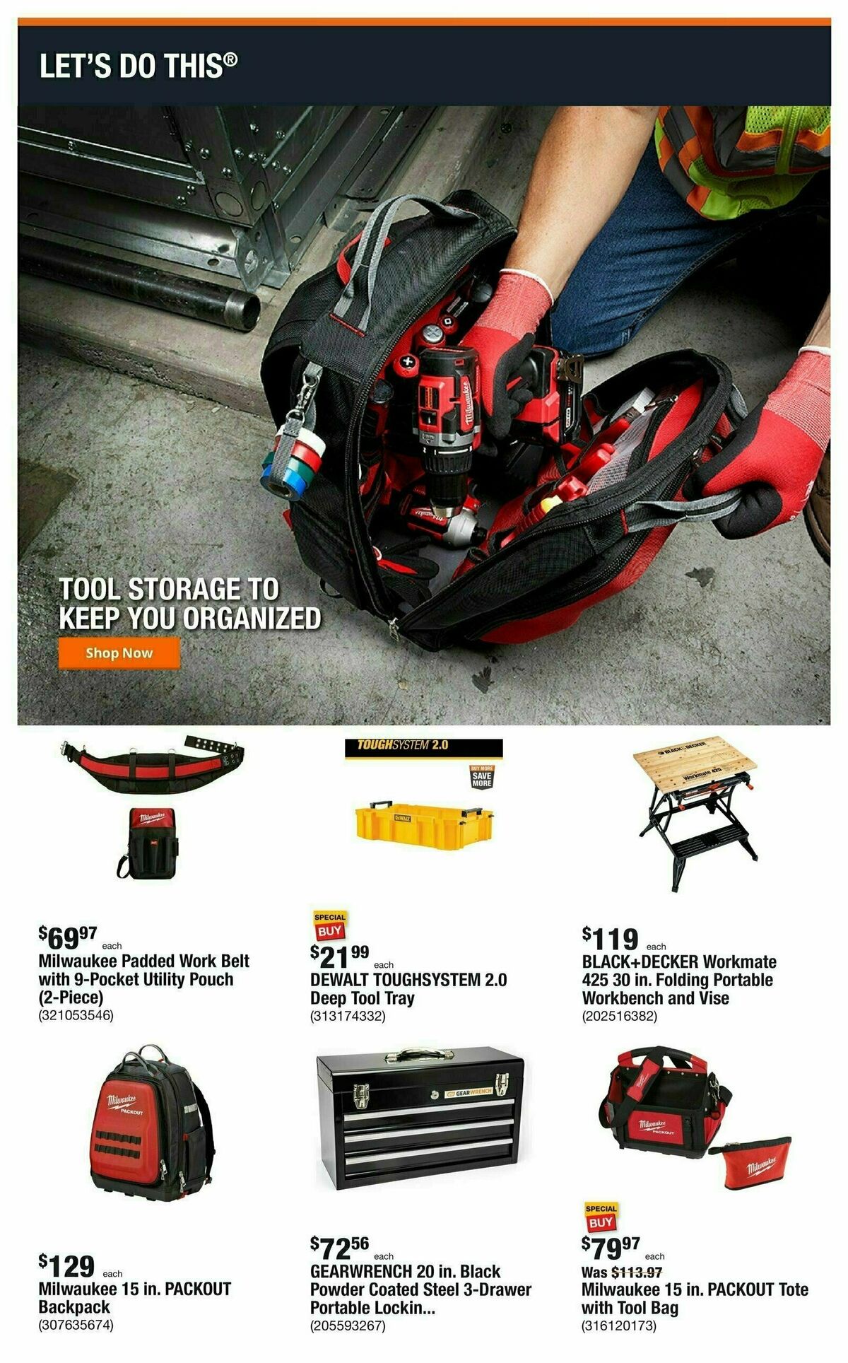 The Home Depot Weekly Ad from August 28