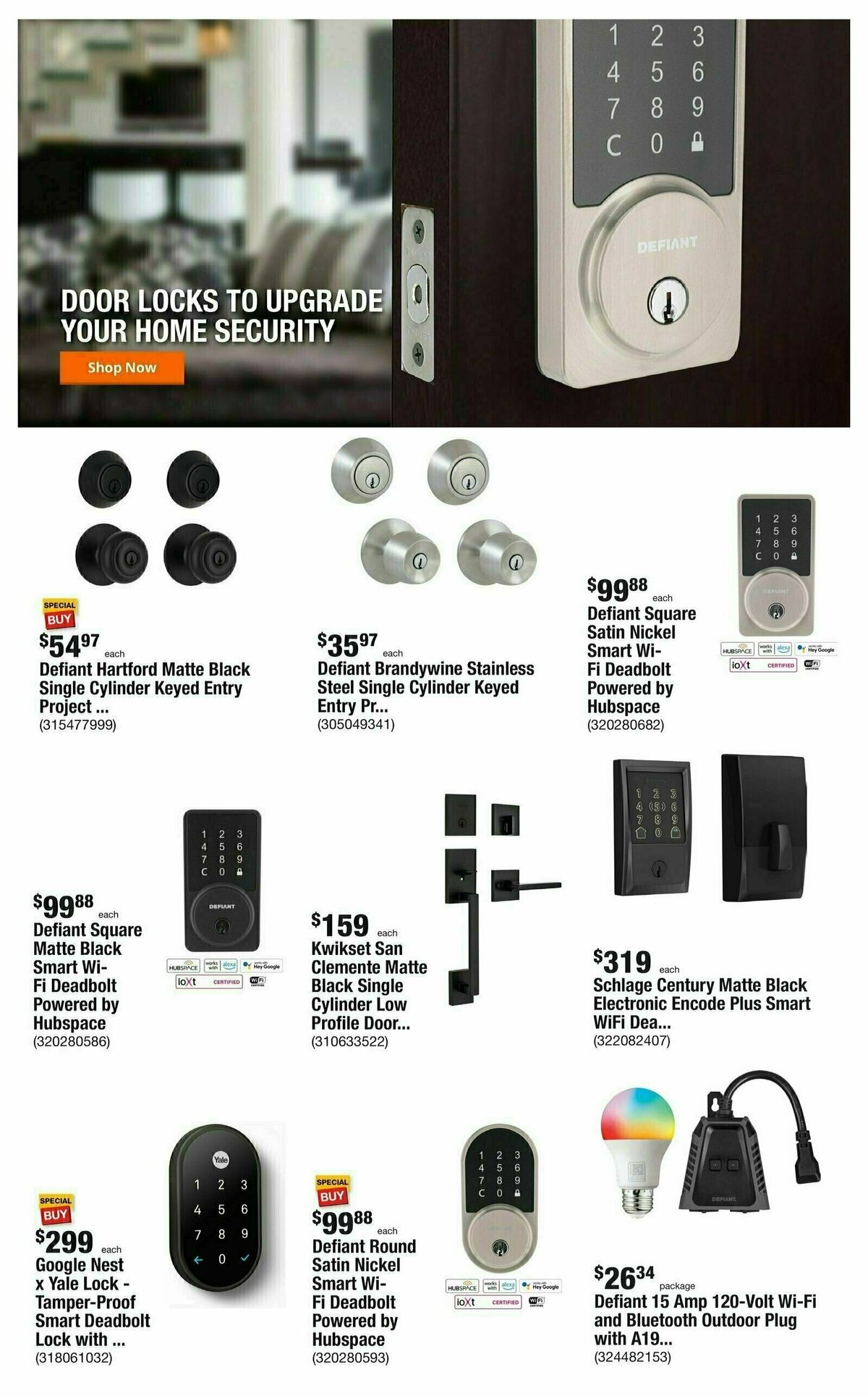 The Home Depot Weekly Ad from September 5