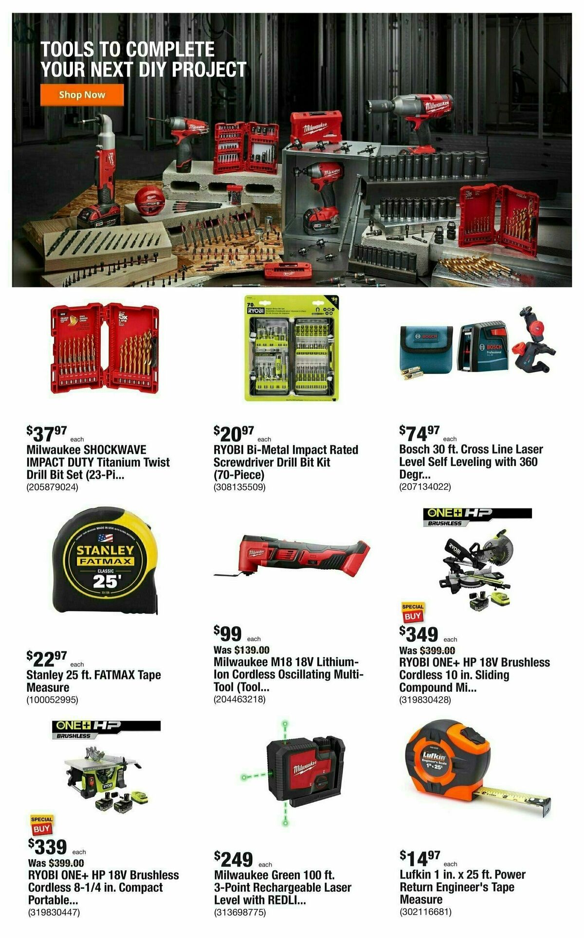 The Home Depot Weekly Ad from September 5