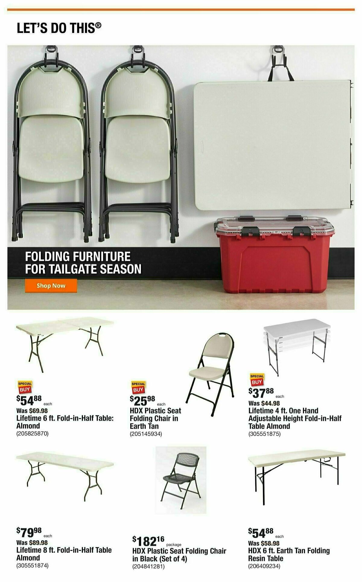 The Home Depot Weekly Ad from September 5