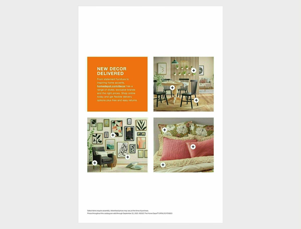 The Home Depot Home Decor Catalog - Fall Weekly Ad from August 21