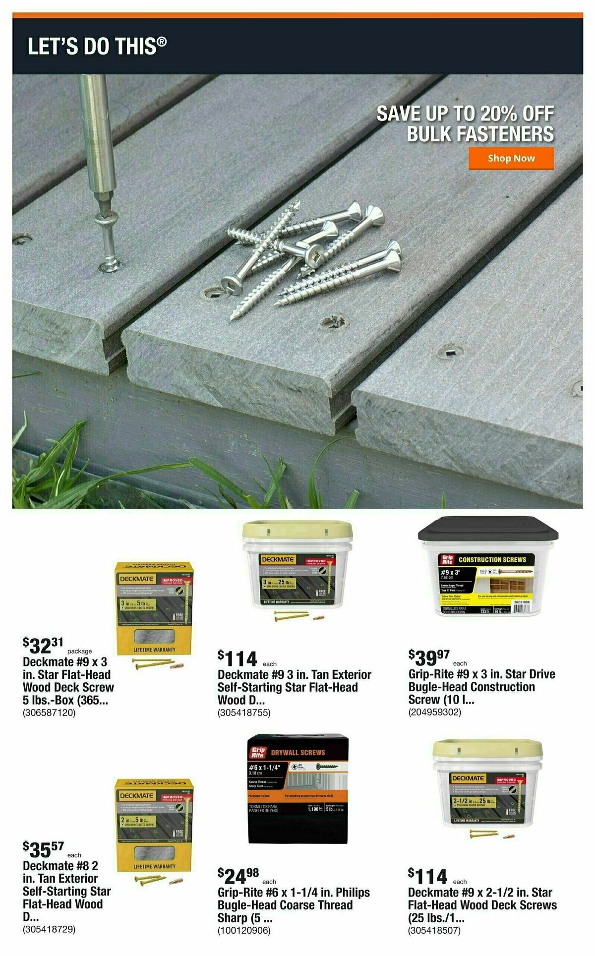 The Home Depot Pro Weekly Ad from September 11
