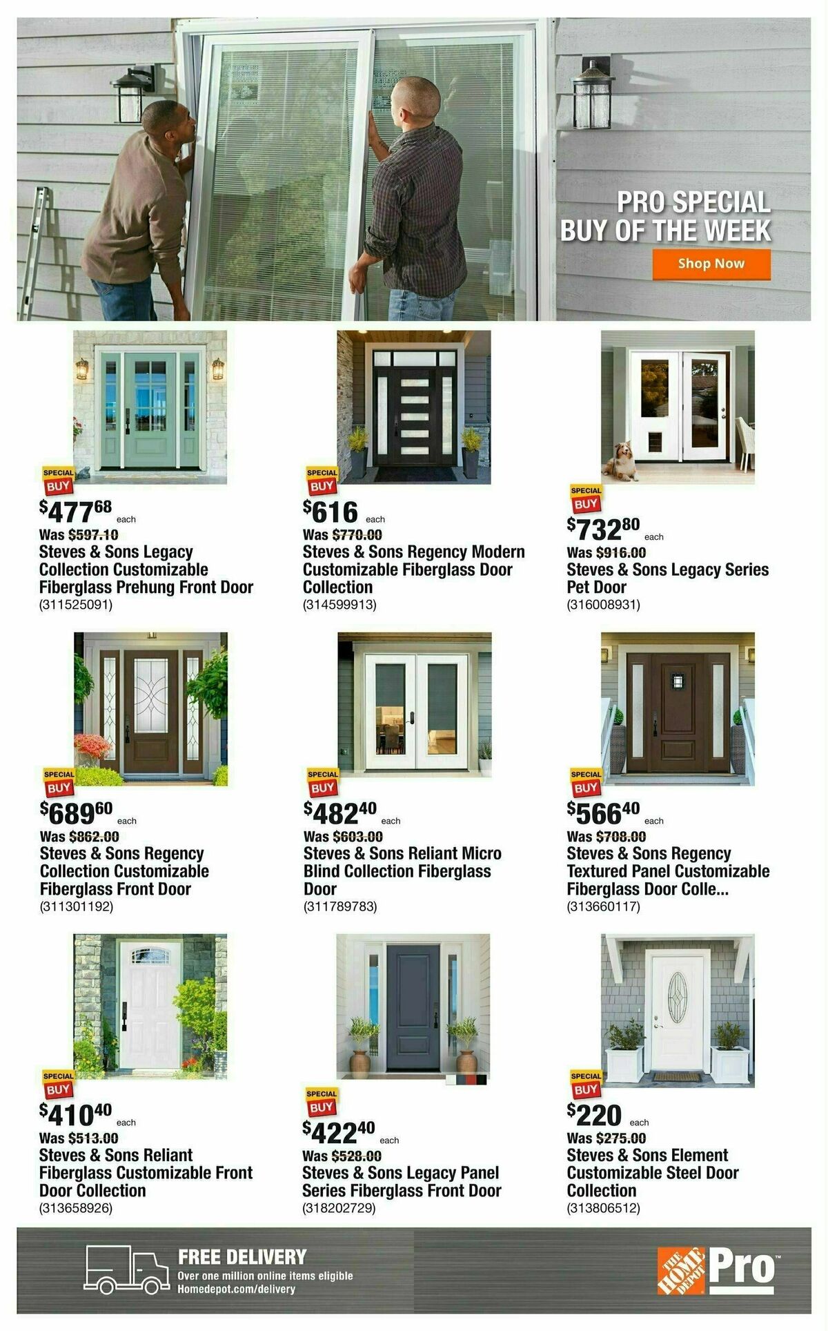 The Home Depot Pro Weekly Ad from September 11
